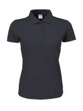Ladies Luxury Stretch Polo, dark grey