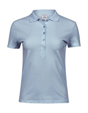 Ladies Luxury Stretch Polo, light blue