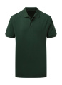 Cotton Polo Men, bottle green