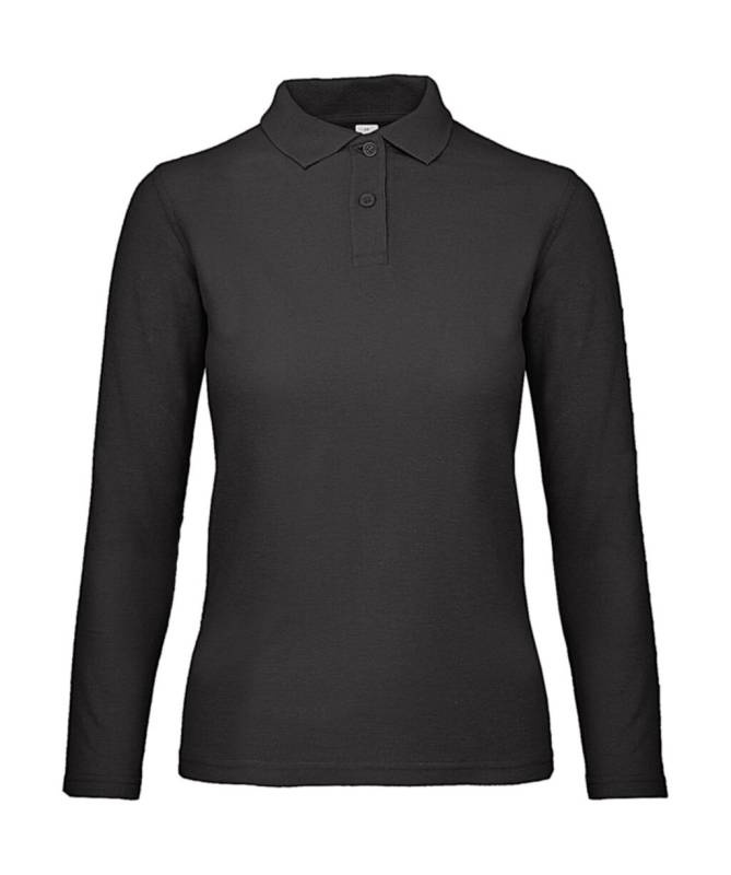 ID.001 LSL /women Polo, black – B&C (1)