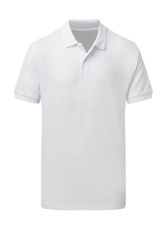 Poly Cotton Polo Men, white