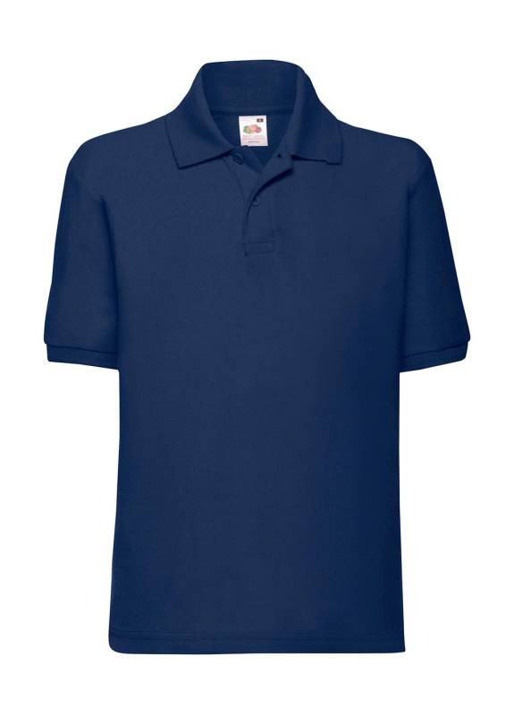 Kids 65/35 Polo, navy – Fruit of the Loom (1)