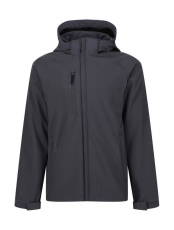 Repeller Lined Hooded Softshell, Seal Grey