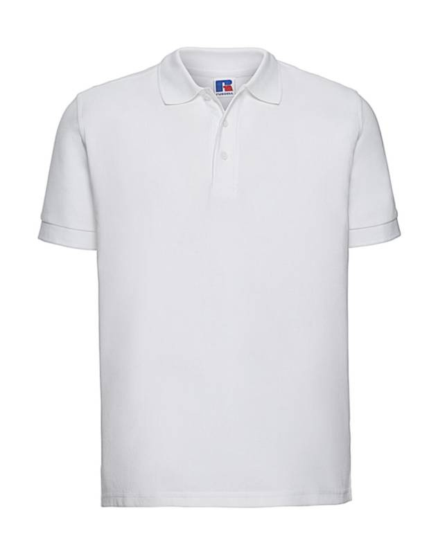 Men's Ultimate Cotton Polo, white – Russell Athletic (1)