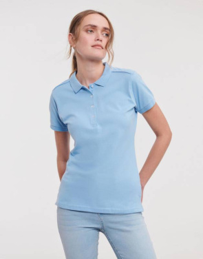 Ladies' Fitted Stretch Polo, Classic Red – Russell Athletic (2)