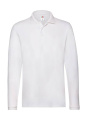 Premium Long Sleeve Polo, white