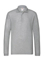 Premium Long Sleeve Polo, Athletic Heather