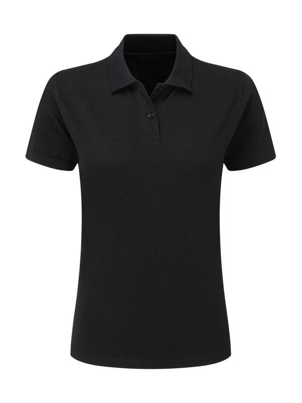 Cotton Polo Women, black – SG Originals (1)