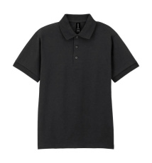 DryBlend Adult Jersey Polo, black