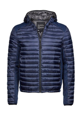 Hooded Outdoor Crossover Jacket, Space Grey/Grey Melange – Tee Jays (3)
