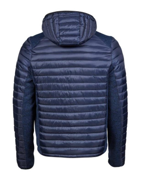 Hooded Outdoor Crossover Jacket, navy/navy melange – Tee Jays (4)