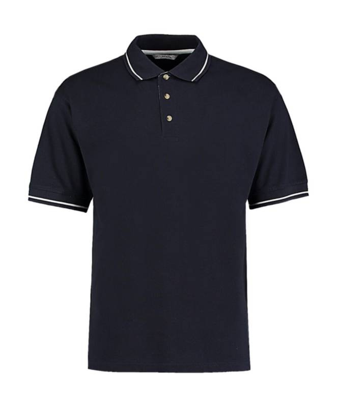 Men's Classic Fit St. Mellion Polo, navy/white – Kustom Kit (1)