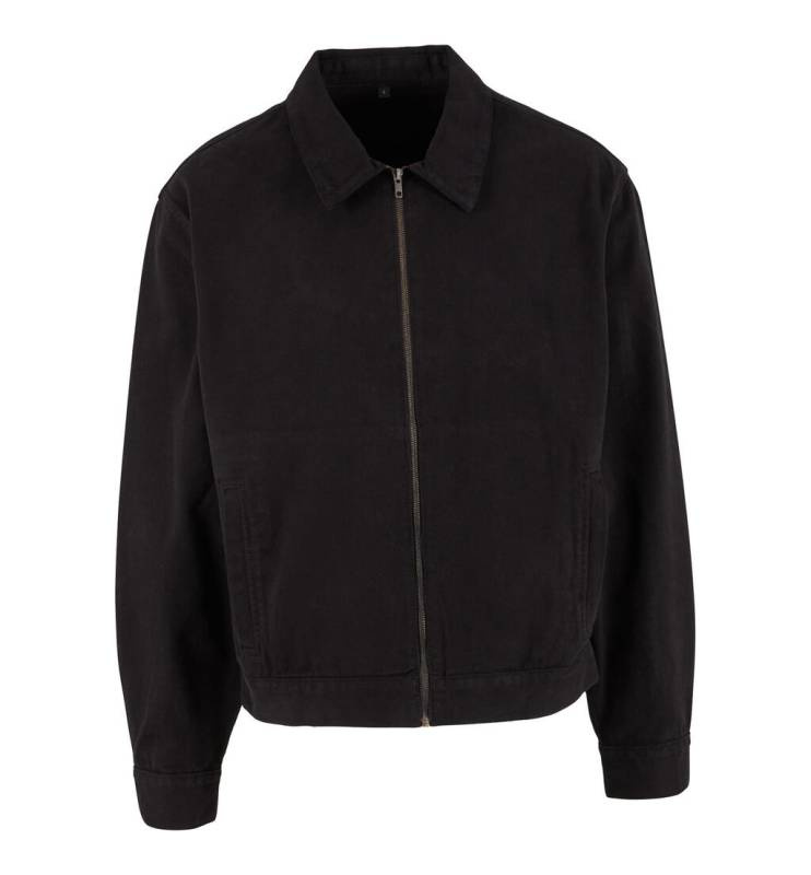 Basic Workwear Jacket, black – Build Your Brand (1)