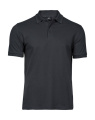 Luxury Stretch Polo, dark grey