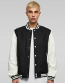 Oldschool College Jacket, black/white