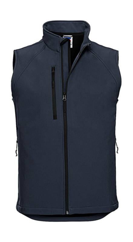 Softshelll Gilet, French navy – Russell Athletic (1)
