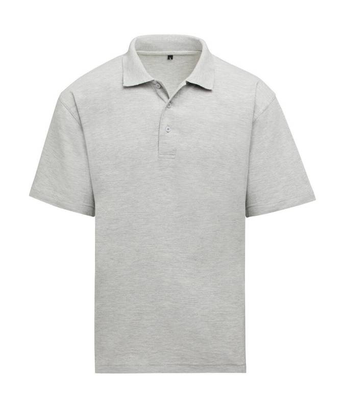 Unisex Polo, heather grey – SG Essentials (1)