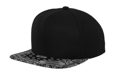 Bandana Snapback, Black/Paisley – Flexfit (2)