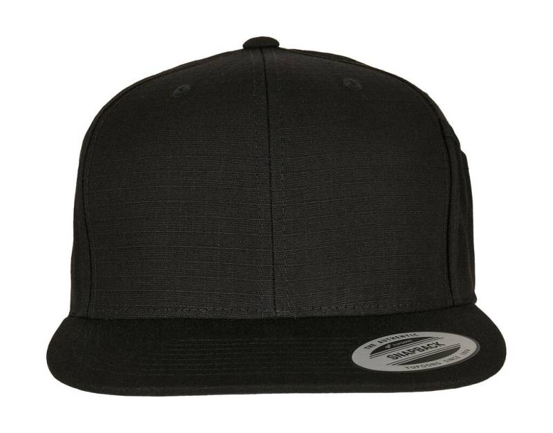 Pencil Holder Snapback Cap, black – Flexfit (1)