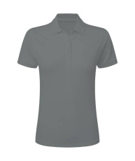 Signature Tagless Polo Stretch Women, grey