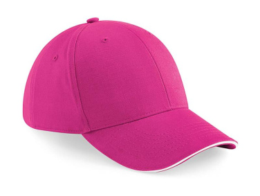 Athleisure 6 Panel Cap, black/yellow – Beechfield (4)
