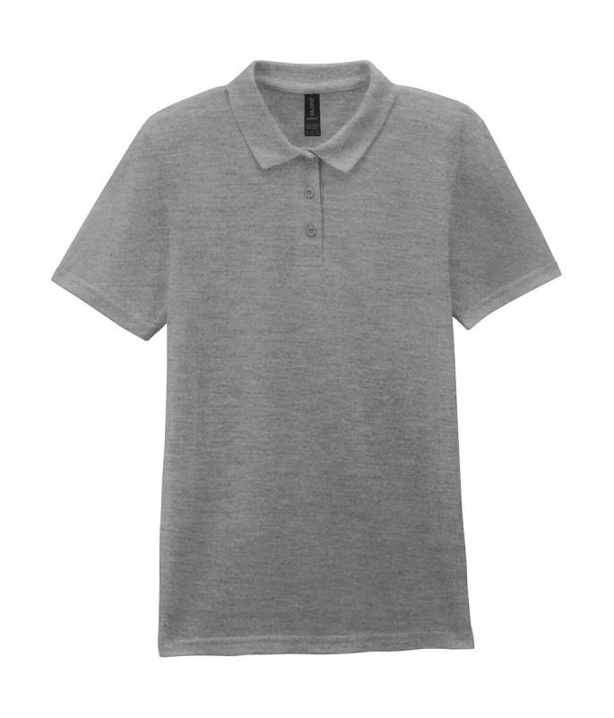Softstyle Women's Pique Polo, Sport Grey – Gildan (1)