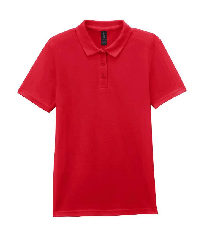 Softstyle Women's Pique Polo, red – Gildan (1)