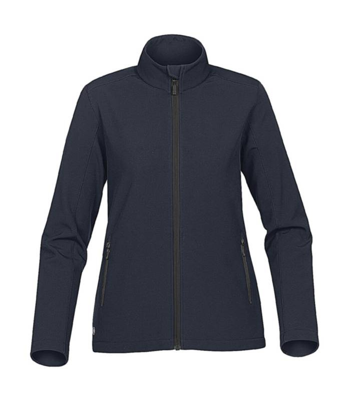 Women's Orbiter Softshell Jacket, Navy/Carbon – Stormtech (1)