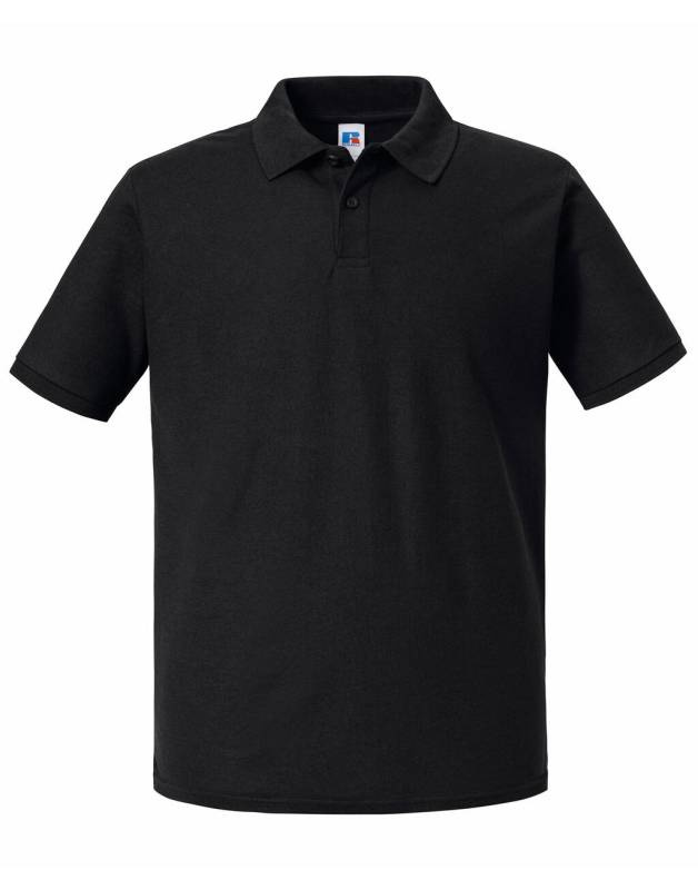 Authentic Eco Polo, black – Russell Athletic (1)