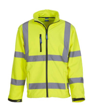 Fluo Softshell Jacket, fluorescent yellow