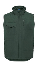 Heavy Duty Workwear Gilet, bottle green