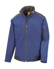 Ripstop Softshell Work Jacket, royal blue/black