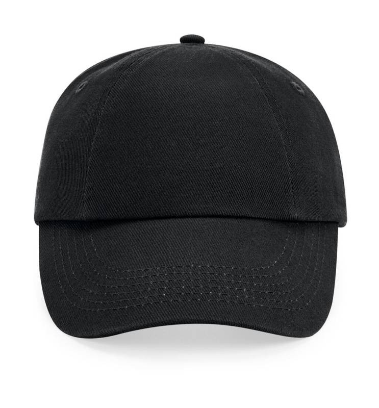 Low Profile Heavy Cotton Drill Cap, black – Beechfield (1)