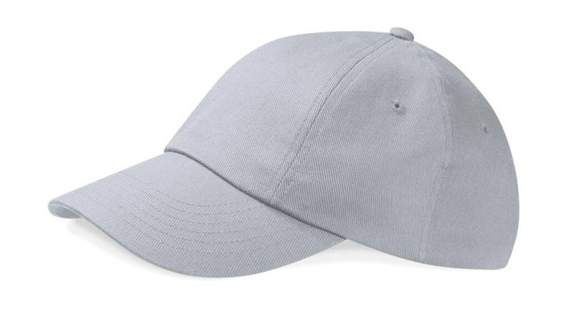 Low Profile Heavy Cotton Drill Cap, light grey – Beechfield (1)