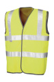 Recycled Safety Hi-Vis Vest, Fluorescent Yellow