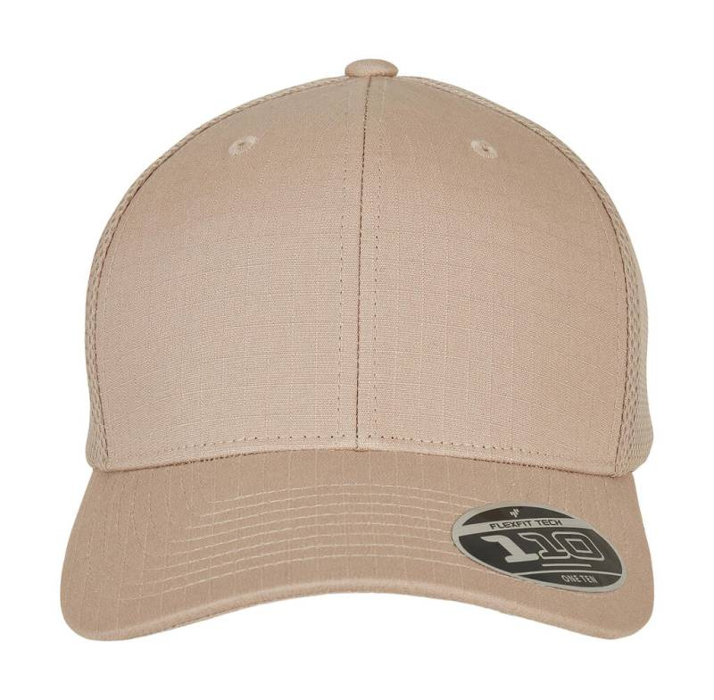110 Flexfit Ripstop Mesh Cap, Khaki – Flexfit (1)