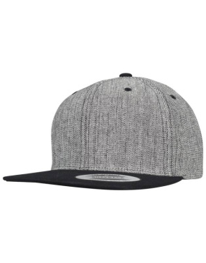 Melange Solid Snapback, black melange/black – Flexfit (2)