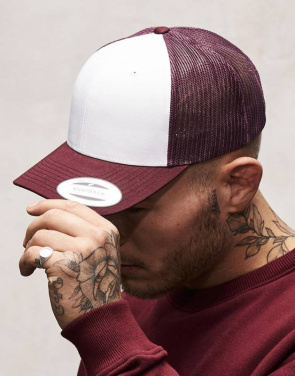 Retro Trucker Colored Front, Maroon/White/Maroon – Classics (3)