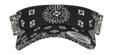 Visor Bandana Print, black