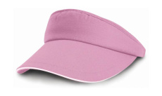 Sport Visor, Pink/White