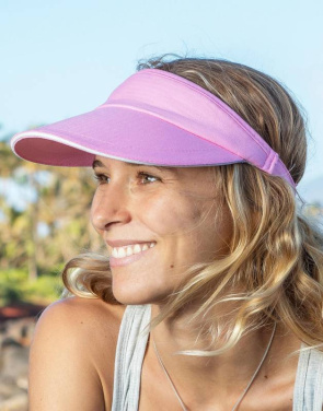 Sport Visor, Pink/White – Result Headwear (2)