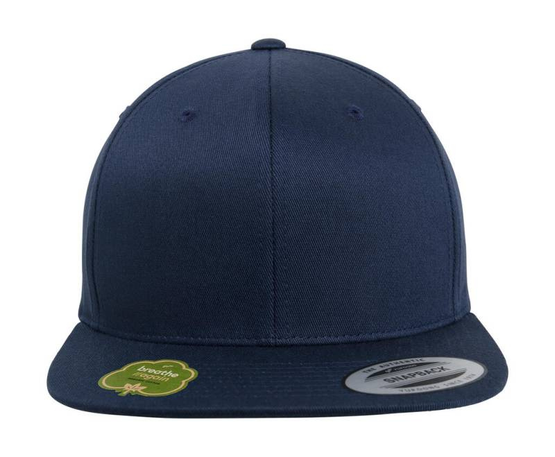 Organic Cotton Snapback, navy – Flexfit (1)
