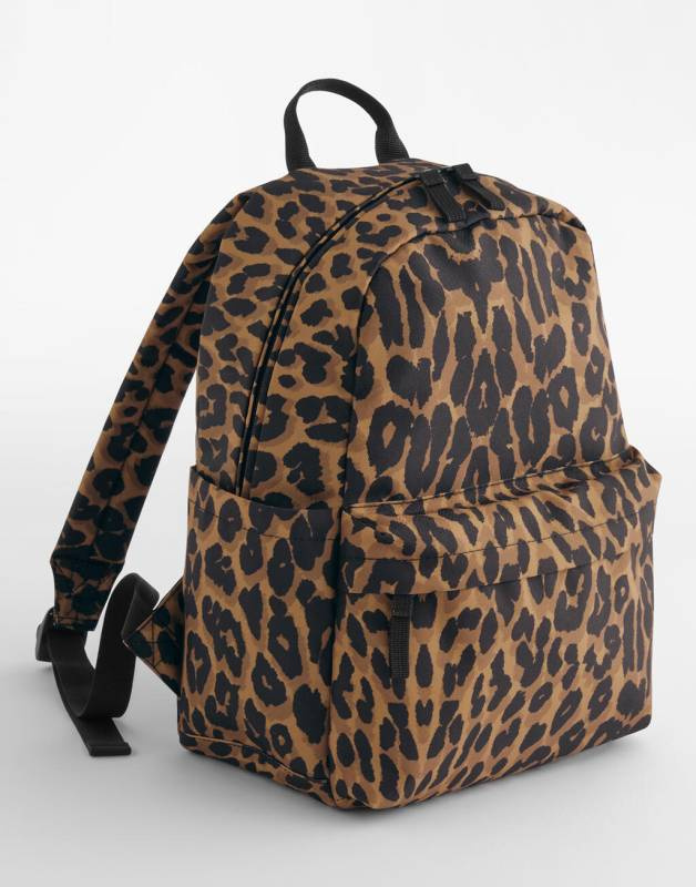 Leopard Print Mini Backpack, Leopard Print – Bagbase