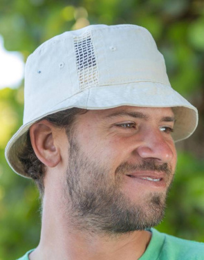 Sporty Hat with Mesh Panels, natural – Result Headwear (3)