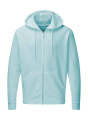 Hooded Full Zip Men, Angel Blue