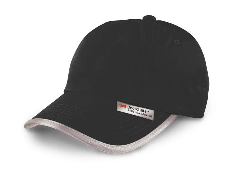 Reflective Cap, black – Result Headwear (1)