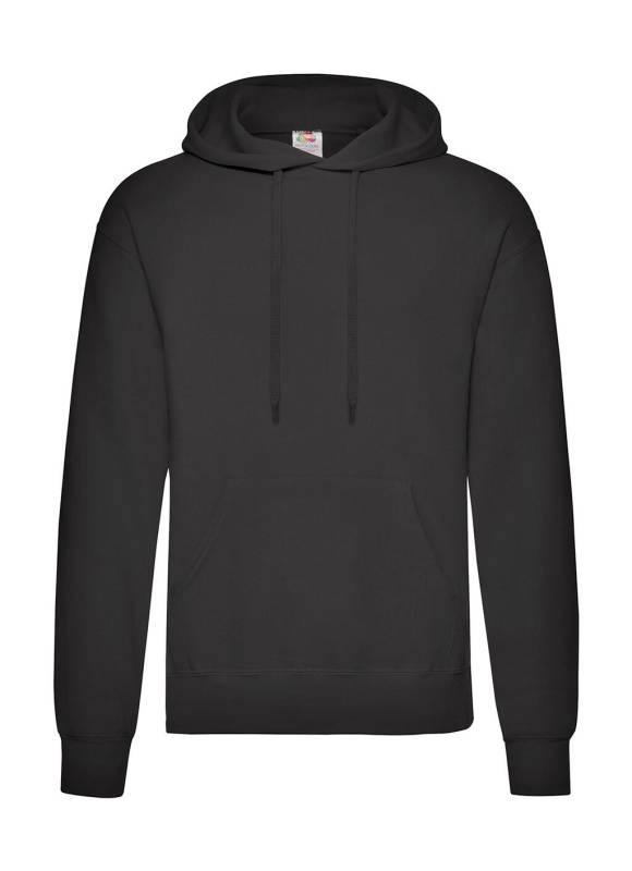 Classic Hooded Sweat, black – Fruit of the Loom (1)