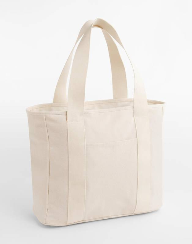 Edit Canvas Tote, natural/natural – Bagbase (1)