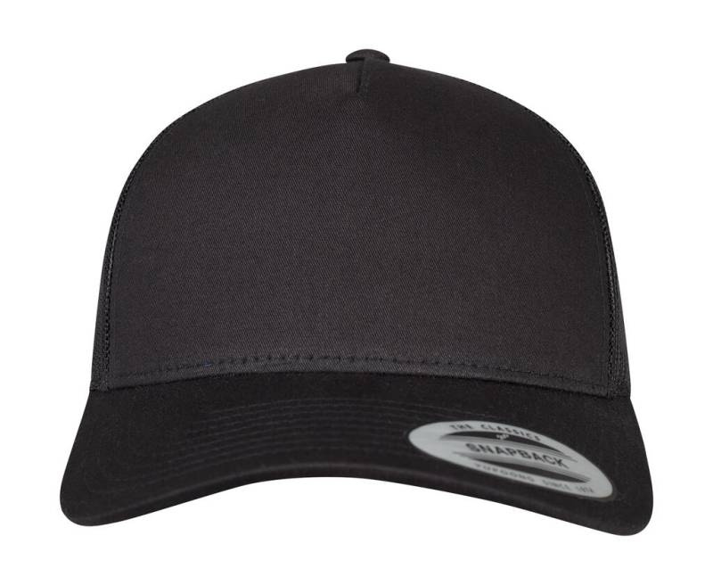 5-Panel Retro Trucker Cap, black – Flexfit (1)