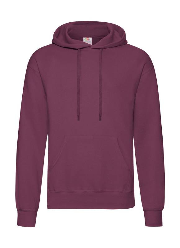 Classic Hooded Sweat, burgundy – Fruit of the Loom (1)